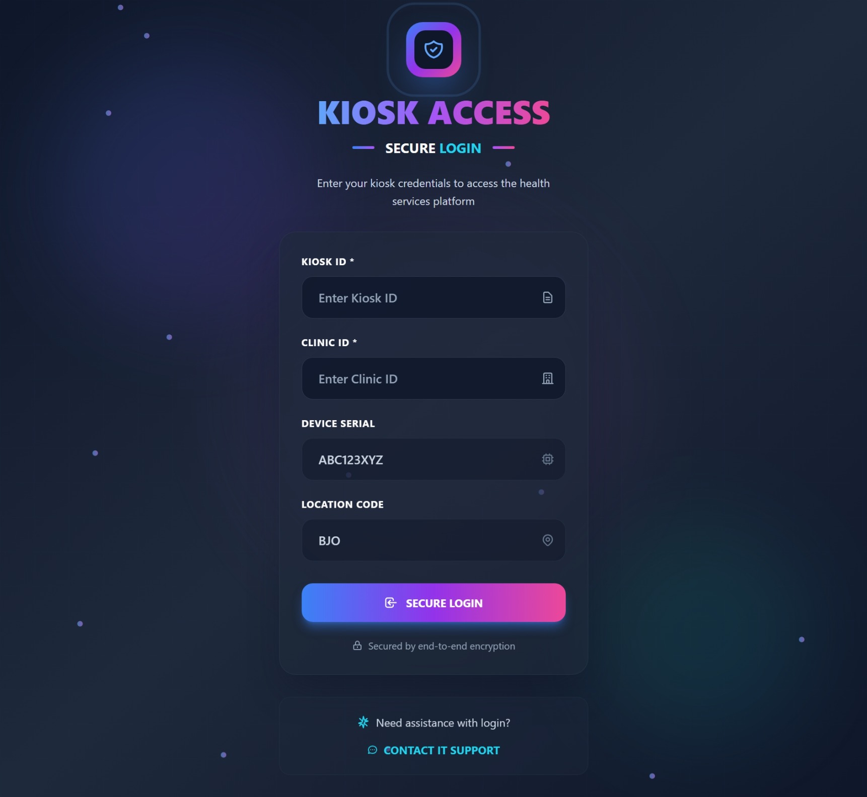 Prajna Scan clinic dashboard preview